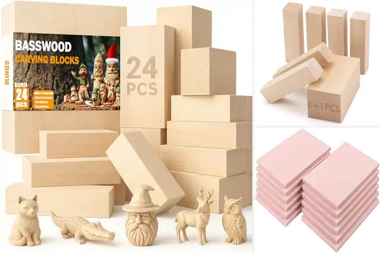 Detailed view of Best Carving Blocks