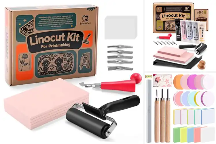 Detailed view of Best DIY Printmaking Stamp Kits