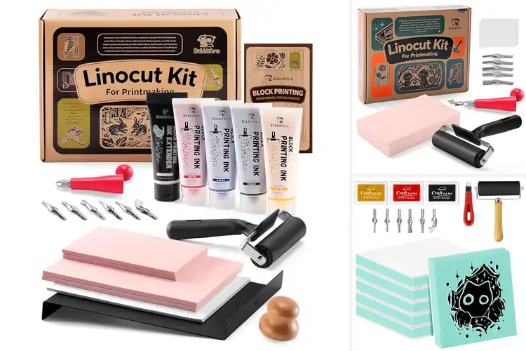 Detailed view of Best Diy Printmaking Stamp Making Kits
