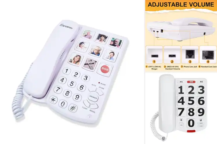 Detailed view of Best Large Button Landline For Seniors