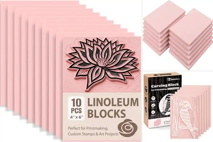 Detailed view of Best Linoleum Stamp Blocks For Carving