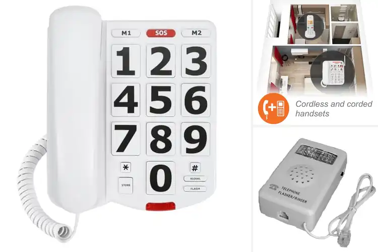 Detailed view of Best Loud Ringer Phone For Visually Impaired