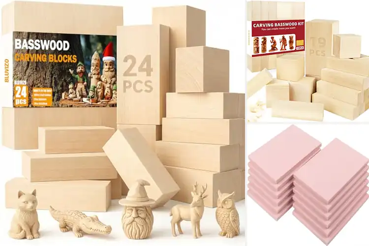 Detailed view of Best Multi Pack Carving Blocks