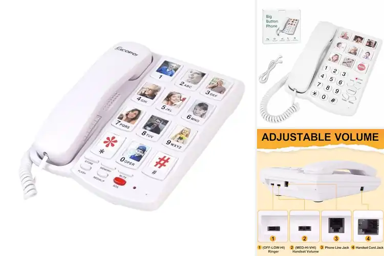 Detailed view of Best Picture Button Landline For Elderly