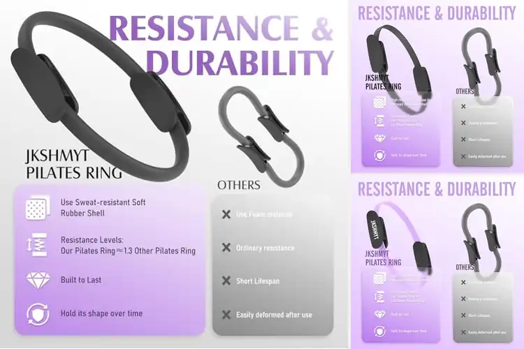 Detailed view of Best Pilates Rings: Top 10 Picks for Toned & Strong Body