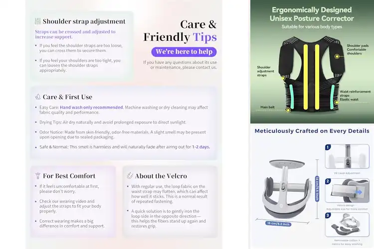 Detailed view of Best Posture Correction Devices