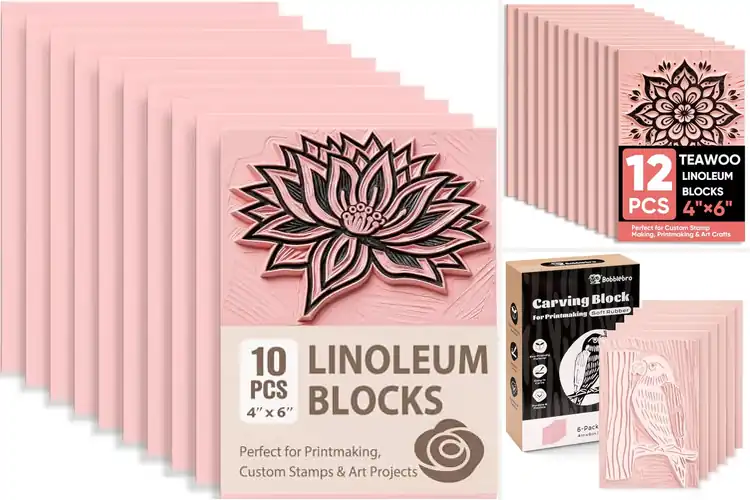 Detailed view of Best Printmaking Blocks For Stamp Making