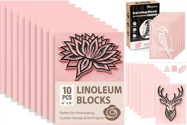 Detailed view of Best Printmaking Carving Blocks