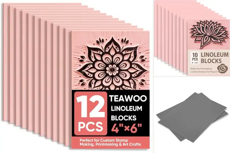 Detailed view of Best Printmaking Linoleum Blocks