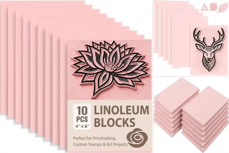 Detailed view of Best Rubber Carving Blocks For Printmaking