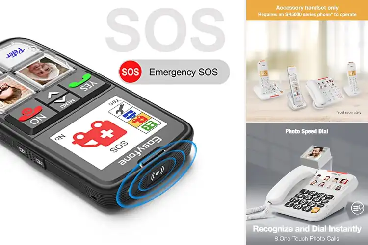 Detailed view of Best Senior Safety Phone With Photo Buttons