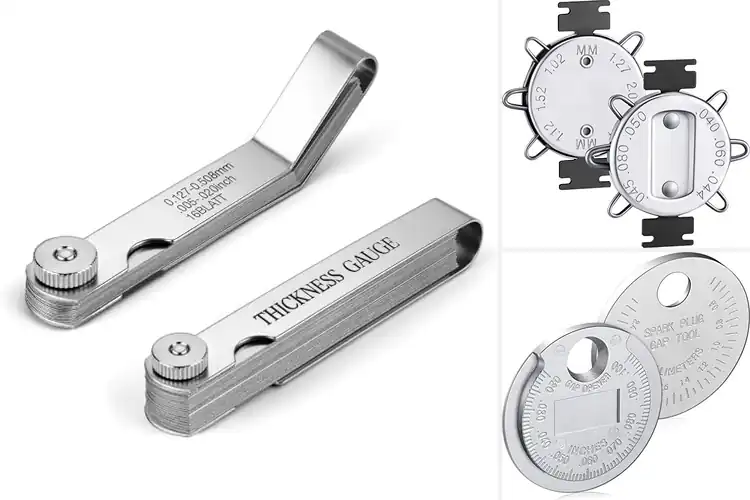 Detailed view of Best Spark Plug Gap Gauge With Storage Box