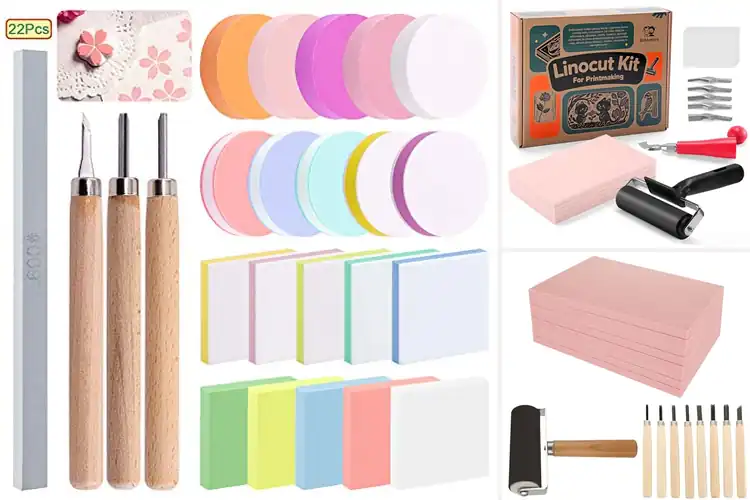 Detailed view of Best Stamp Carving Kits
