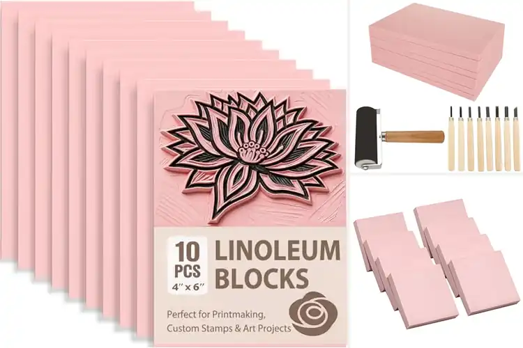 Detailed view of Best Stamp Making Blocks: Top 10 Picks for Easy DIY Carving