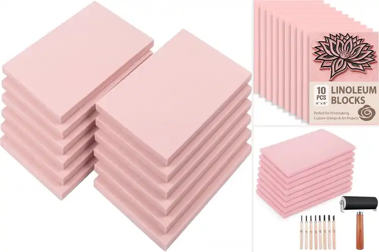 Detailed view of Best Stamp Making Carving Blocks
