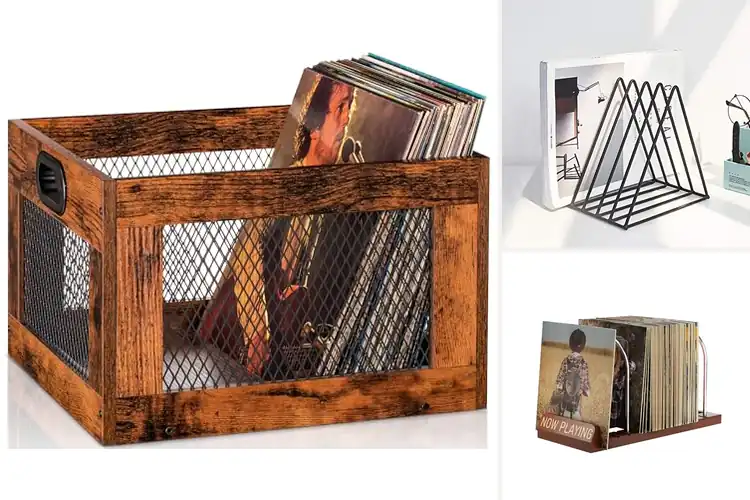 Detailed view of Best Vinyl Record Storage Holders: 10 Stylish & Safe Options